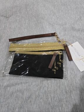 New MB Greene Bags Clear Stadium Wristlet